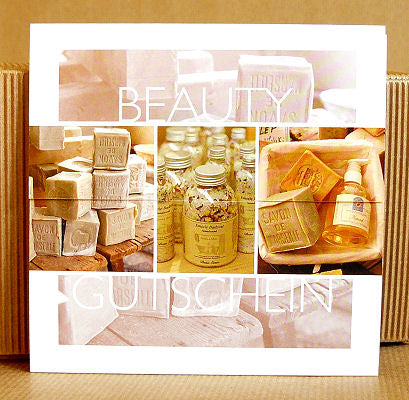 Geschenk - Gutschein Beauty Natural