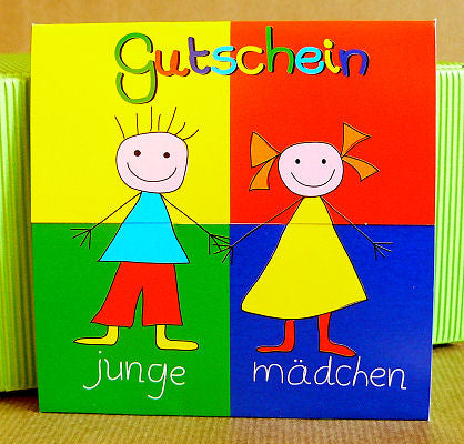 Geschenk - Gutschein boy - girl