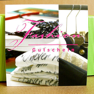 Geschenk - Gutschein Fashion in pink
