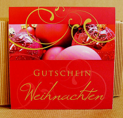 Geschenk - Gutschein X - Mas red
