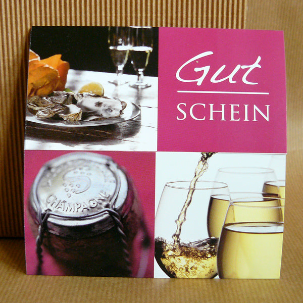 Geschenk - Gutschein Wein Champagner 2