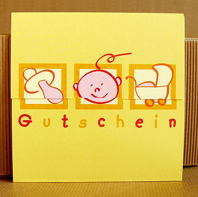 Geschenk - Gutschein Baby