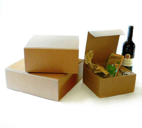 Geschenkkartons natur