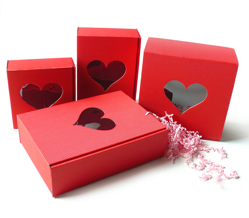 Geschenkkarton rot Heart