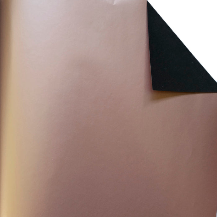 Geschenkpapier einfarbig rosé, Rückseite schwarz · Nr. 70156
