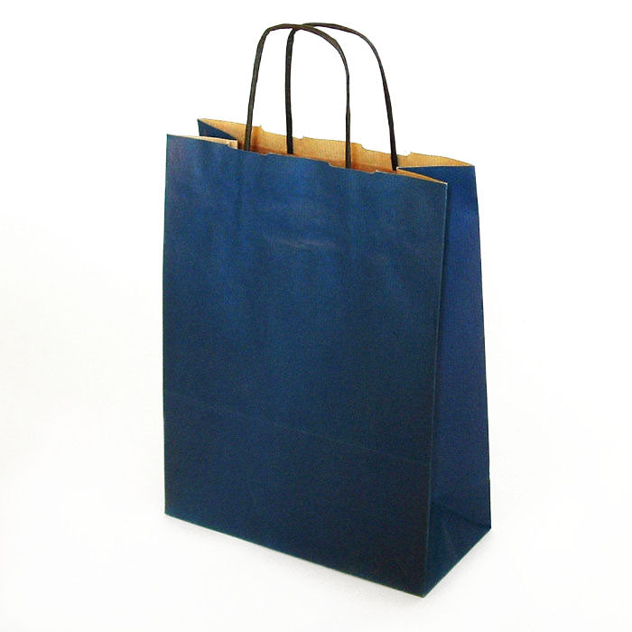 Papiertragetasche Toptwist blau
