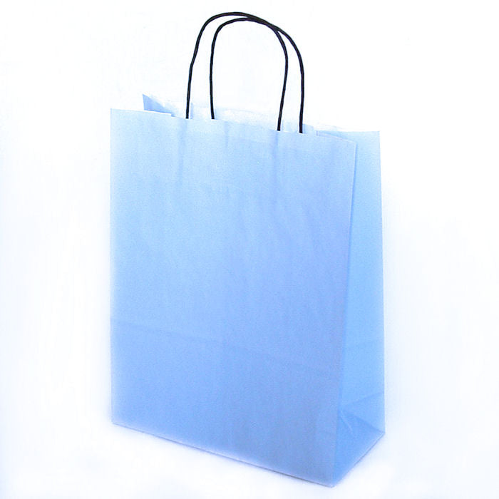 Papiertragetasche Toptwist hellblau