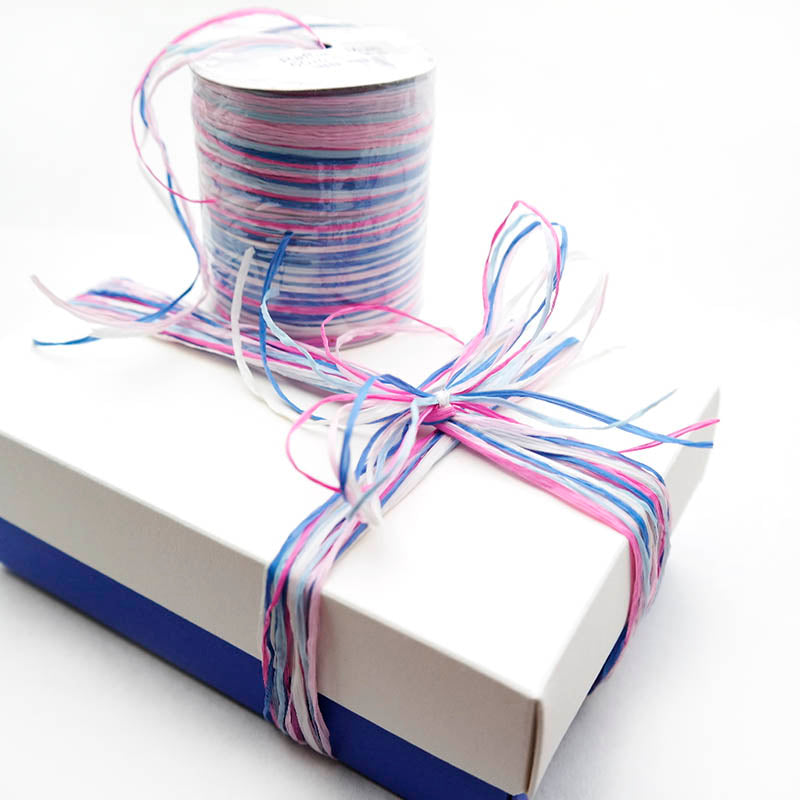 Geschenkband Raffia Multicolor 101