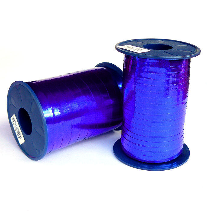 Geschenkpolyband blau glanz