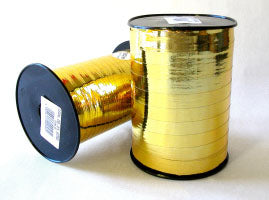 Geschenkpolyband gold glanz