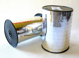 Geschenkpolyband silber glanz