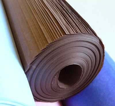 Seide 50x70cm braun