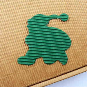 Sticker Nikolaus dunkelgrün