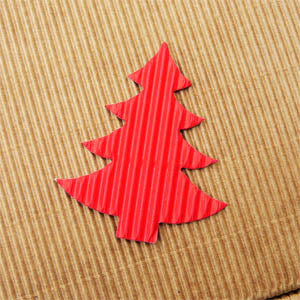 Sticker Tannenbaum rot