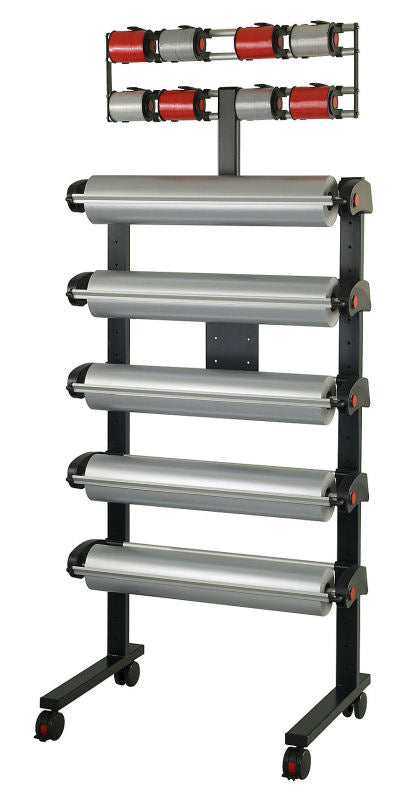 Vario - Ständer, fahrbar, mit 5 Abroller