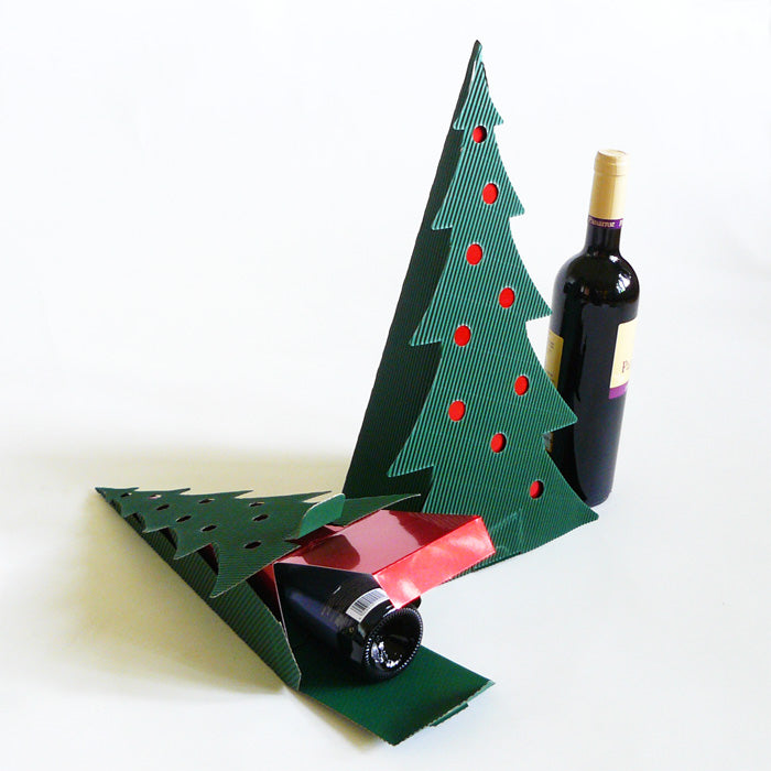 Weingeschenkkarton "Tannenbaum"